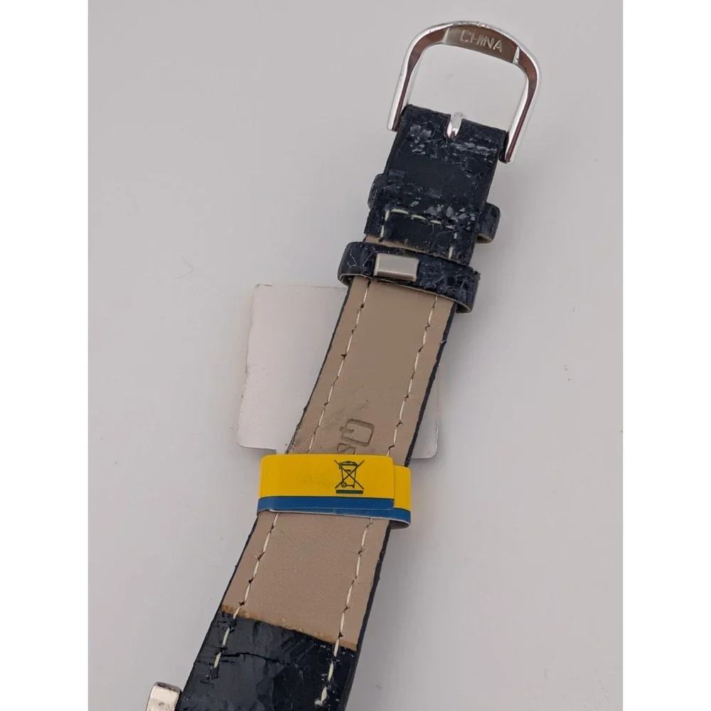 Q&Q Women's Watch Silver 23mm Case Blue Band- New Battery